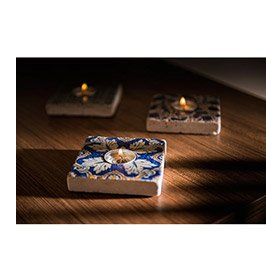Oscar Stone Decor ML-060 Doğal Taş Mumluk