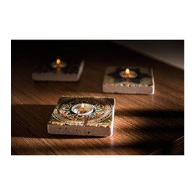 Oscar Stone Decor ML-061 Doğal Taş Mumluk