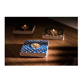 Oscar Stone Decor ML-076 Doğal Taş Mumluk