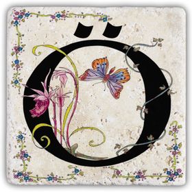 Oscar Stone Decor O Harfi Doğaltaş Bardak Altlığı
