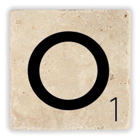 Oscar Stone Decor O Harfi Doğaltaş Bardak Altlığı