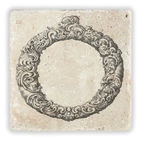 Oscar Stone Decor O Harfi Doğaltaş Bardak Altlığı