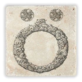Oscar Stone Decor O Harfi Doğaltaş Bardak Altlığı