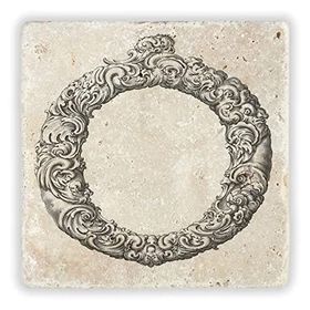 Oscar Stone Decor O Harfi Doğaltaş Bardak Altlığı
