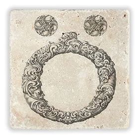 Oscar Stone Decor O Harfi Doğaltaş Bardak Altlığı