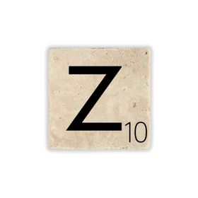 Oscar Stone Decor Z Harfi Doğaltaş Bardak Altlığı