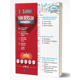 Oscar Yayınları 3. Sınıf Tüm Dersler Çek Kopart Yaprak Test