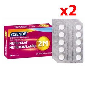 Osende 2M Metilfolat Metilkobalamin 2x30 Tablet