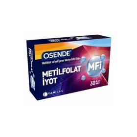Osende Metilfolat İyot 30 Dilaltı Tablet