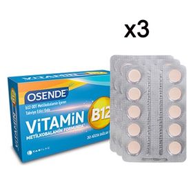 Osende Vitamin B12 3x30 Tablet