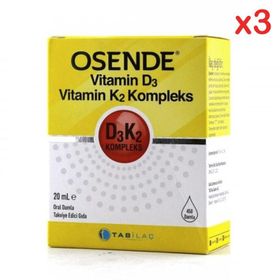 Osende Vitamin D3 K2 Kompleks 3x20 ml Damla