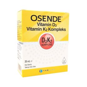 Osende Vitamin D3 K2 Kompleks İçeren 20 ml Damla