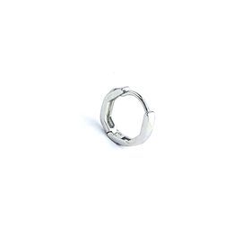 Oseshop İtalyan 925 Ayar Gümüş Erkek Tek Halka Küpe
