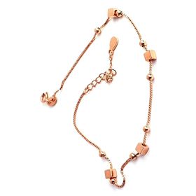 Oseshop İtalyan 925 Ayar Gümüş Rose Küpe Halhal