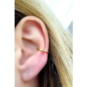 Oseshop İtalyan 925 Ayar Gümüş Sıkıştırmalı Kıkırdak Küpesi