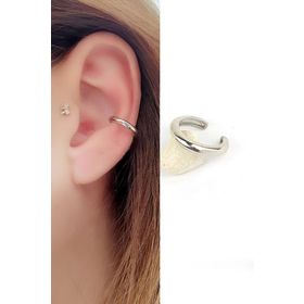 Oseshop İtalyan 925 Ayar Gümüş Sıkıştırmalı Kıkırdak Küpesi