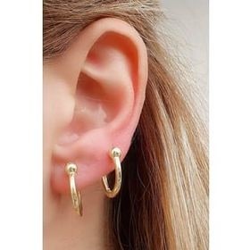 Oseshop İtalyan 925 Ayar Gümüş Trend Toplu Halka Küpe