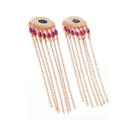 Oseshop İtalyan Tasarimi Göz Figurlu.modern 925 Ayar Gümüş Lüks Küpe