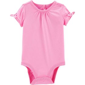 Oshkosh 16204810 Pembe Kız Bebek Body
