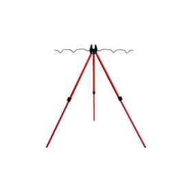 Oskar Kırmızı Üç Ayaklı Kamış Dayama Sehpası Tripod