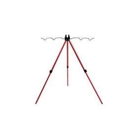Oskar Kırmızı Üç Ayaklı Kamış Dayama Sehpası Tripod