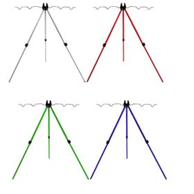 Oskar Kırmızı Üç Ayaklı Kamış Dayama Sehpası Tripod