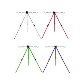 Oskar Kırmızı Üç Ayaklı Kamış Dayama Sehpası Tripod