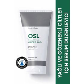 Osl Omega Skin Lab AHA/BHA 3 Gel 50 ml Yağlı ve Gözenekli Ciltler için Sebum Düzenleyici Jel
