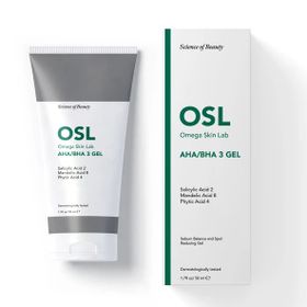 Osl Omega Skin Lab AHA/BHA 3 Gel 50 ml Yağlı ve Gözenekli Ciltler için Sebum Düzenleyici Jel