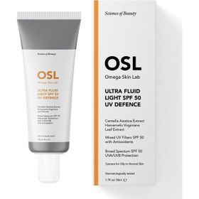 Osl Omega Skin Lab Ultrafluid Light 50 ml Yağlı ve Karma Ciltler için SPF50 Güneş Koruyucu Krem
