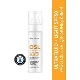 Osl Omega Skin Lab Ultrafluid Light 50 ml Yağlı ve Karma Ciltler için SPF50 Güneş Koruyucu Krem