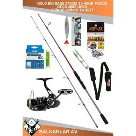 Oslo Big Bass 270 cm 15-40 gr Spin Olta Kamışı