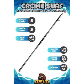 Oslo Crome 420 cm 70-250 gr Tele Surf Olta Kamışı
