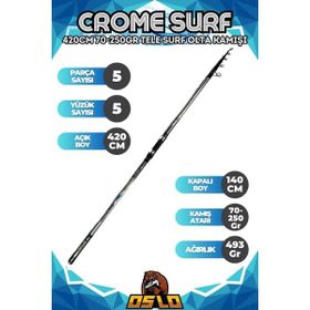 Oslo Crome 420 cm 70-250 gr Tele Surf Olta Kamışı