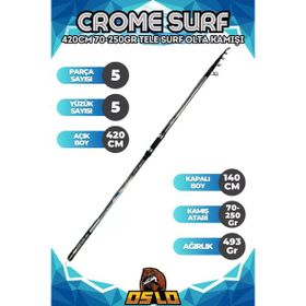 Oslo Crome 420 cm 70-250 gr Tele Surf Olta Kamışı
