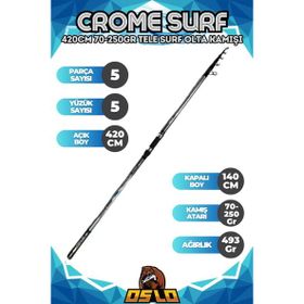Oslo Crome 420 cm 70-250 gr Tele Surf Olta Kamışı