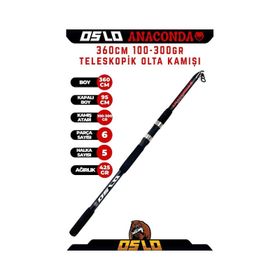 Oslo Elegance 6000 Oslo Anaconda 360 cm 100-300 gr Göl ve Deniz Olta Seti