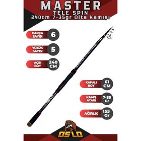 Oslo Master 240 cm 7-35 gr Tele Spin Olta Kamışı