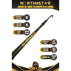 Oslo North Star 360 cm 50-150 gr Teleskopik Olta Kamışı