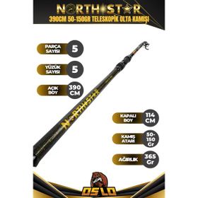 Oslo North Star 390 cm 50-150 gr Teleskopik Olta Kamışı