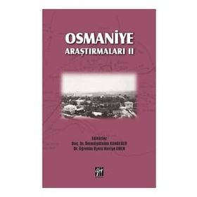 Osmaniye Araştırmaları II - Ümmügülsüm Candeğer Huriye Emen