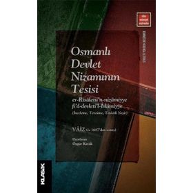 Osmanlı Devlet Nizamının Tesisi Vaiz