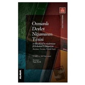 Osmanlı Devlet Nizamının Tesisi Vaiz