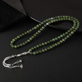 Osmanlı Doğaltaş Yeşim 99luk - 6 mm Tesbih