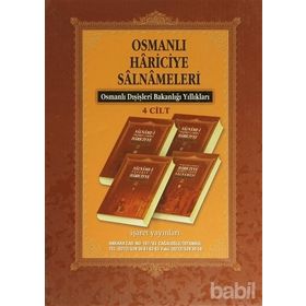 OSMANLI HARICIYE SALNAMELERI OSMANLI DIŞİŞLERİ BAKANLIĞI YILLIKLARI 4 - AHMET NEZIH GALITEKIN