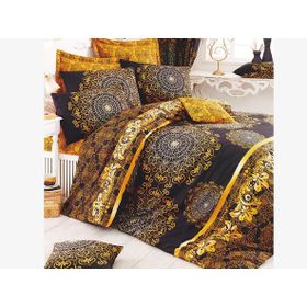 Osmanlı Sarı %100 Pamuk Tek Kişilik Nevresim Takımı