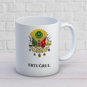 Osmanli Tuğra İki Tarafı Baskılı Kupa