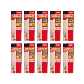 Osram 10'lu Paket Led Value 4.9W Sarı Işık E-14 470LM Ampul