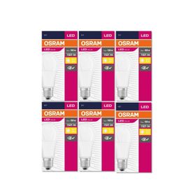Osram 1521LM E27 Sarı Işık 6'lı Led Ampul