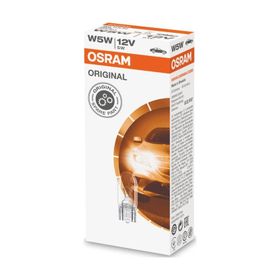 Osram 2825 T10 W5W Dipsiz 12V 10 Adet Park Gösterge Kadran Plaka Ampulü